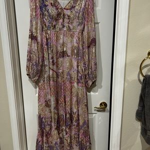 Hemant and Nandita pink/gold dress